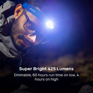 Headlamp, 800 High Lumens Ultra Bright Headlamp, 3 Modes Micro-USB