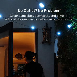 Solar String Lights: 44' in Color