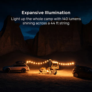 Luci Solar String Lights: 44' White